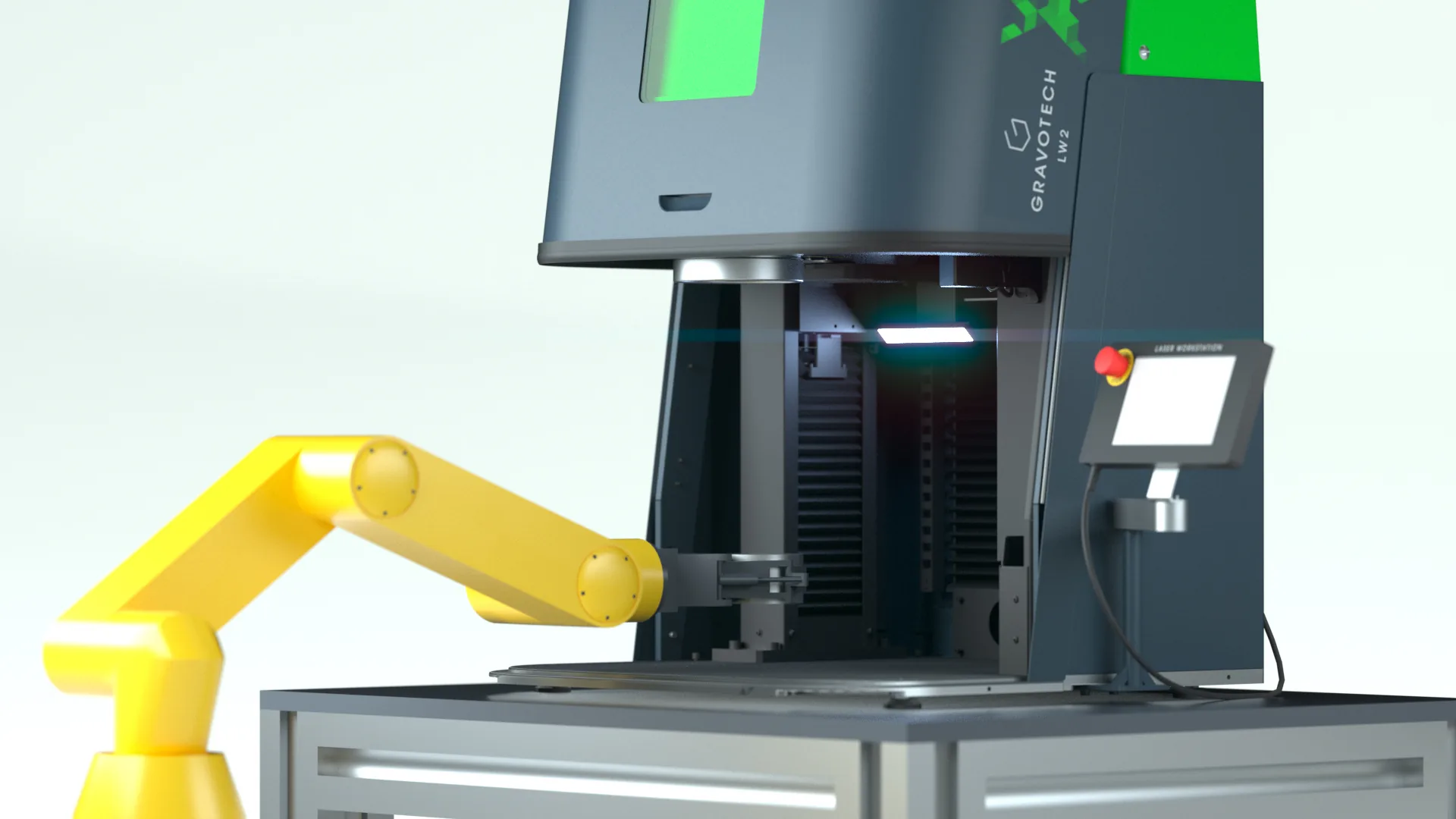 LW2 integrada en una celda robótica con un cobot