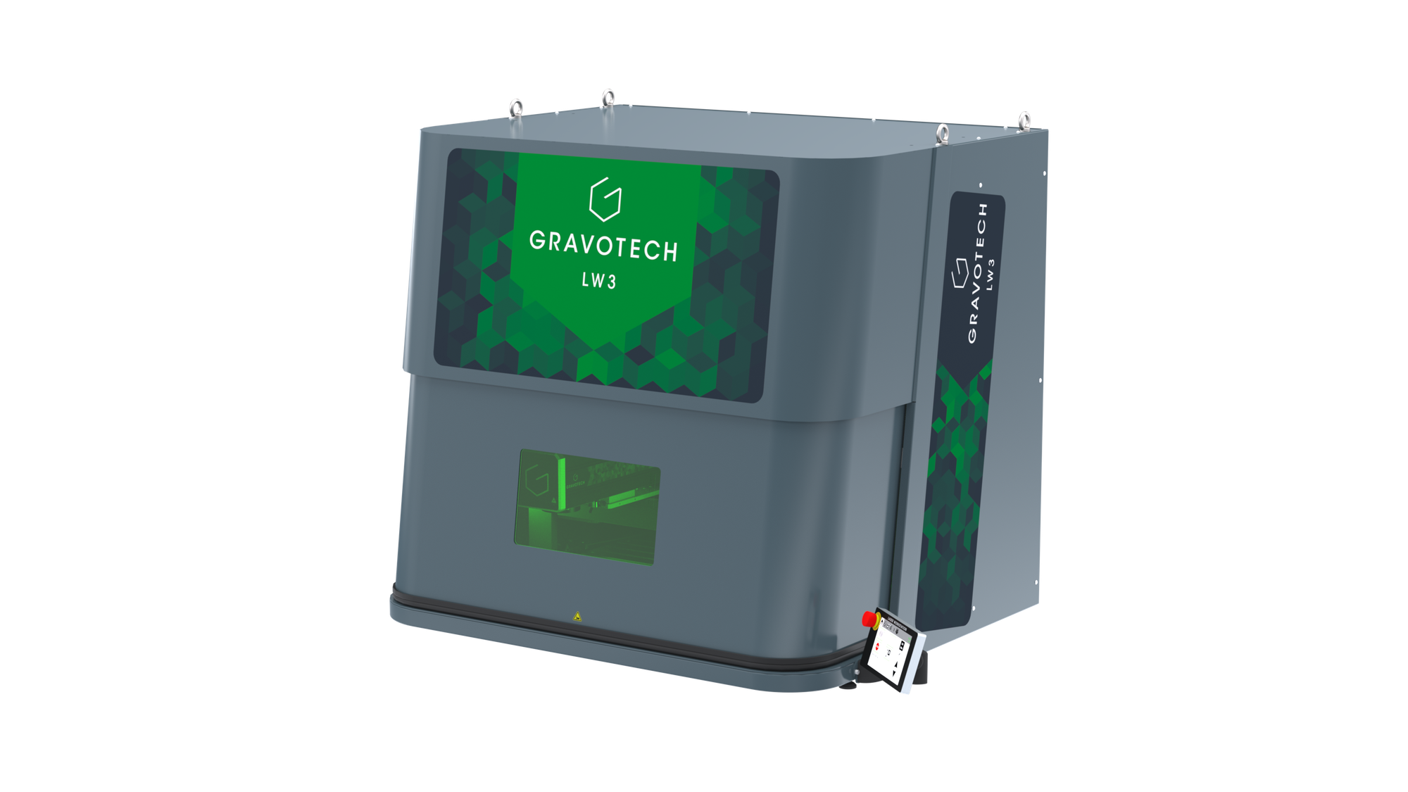 Estación láser Gravotech LW3 para piezas grandes