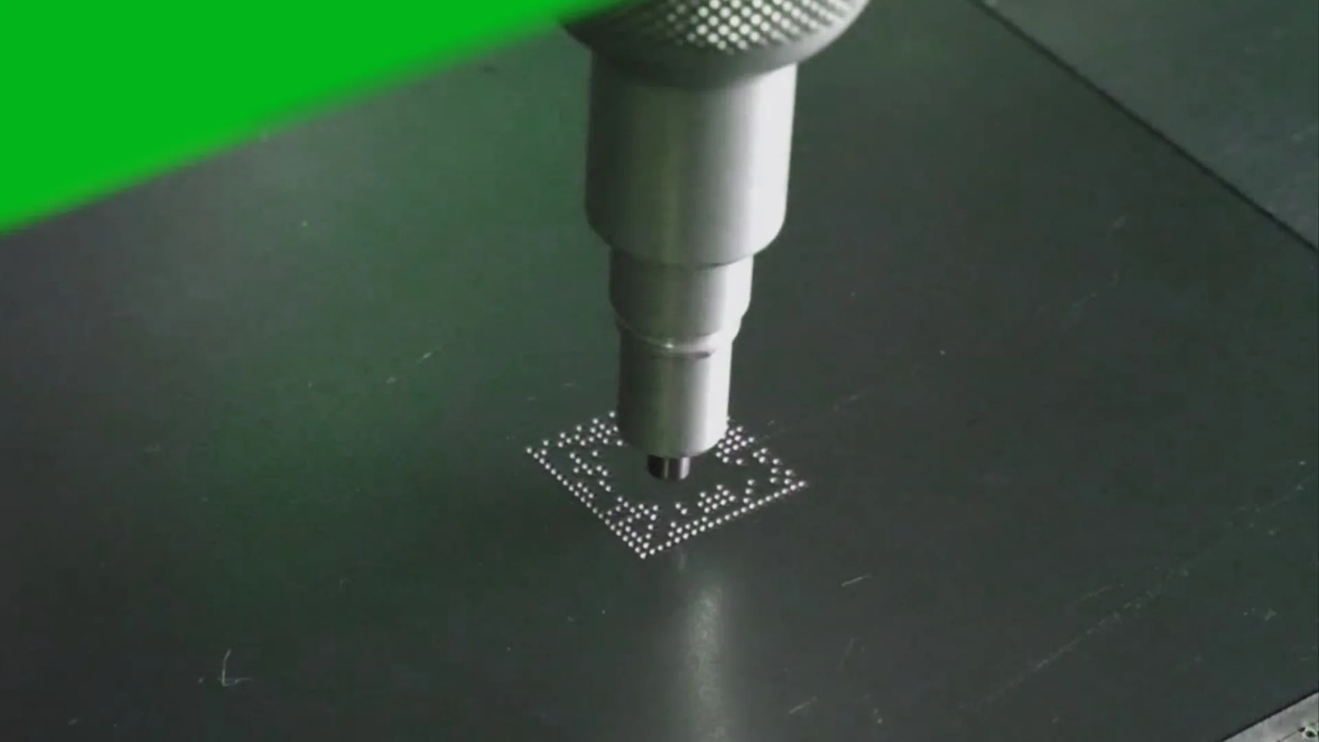 Código Datamatrix marcado por micropercusión con el XF510m