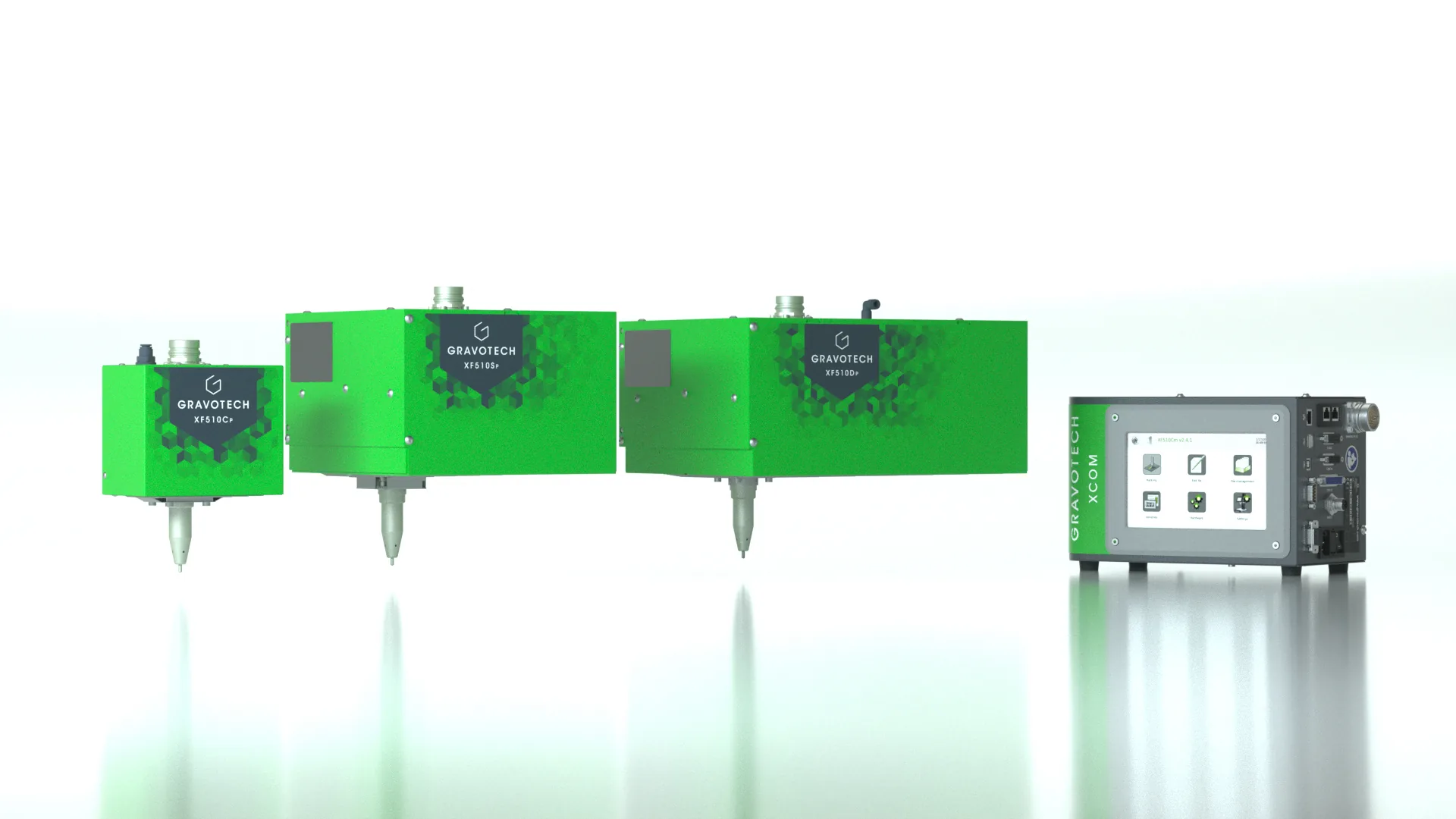 Cabezal de micropercusión Gravotech XF510p