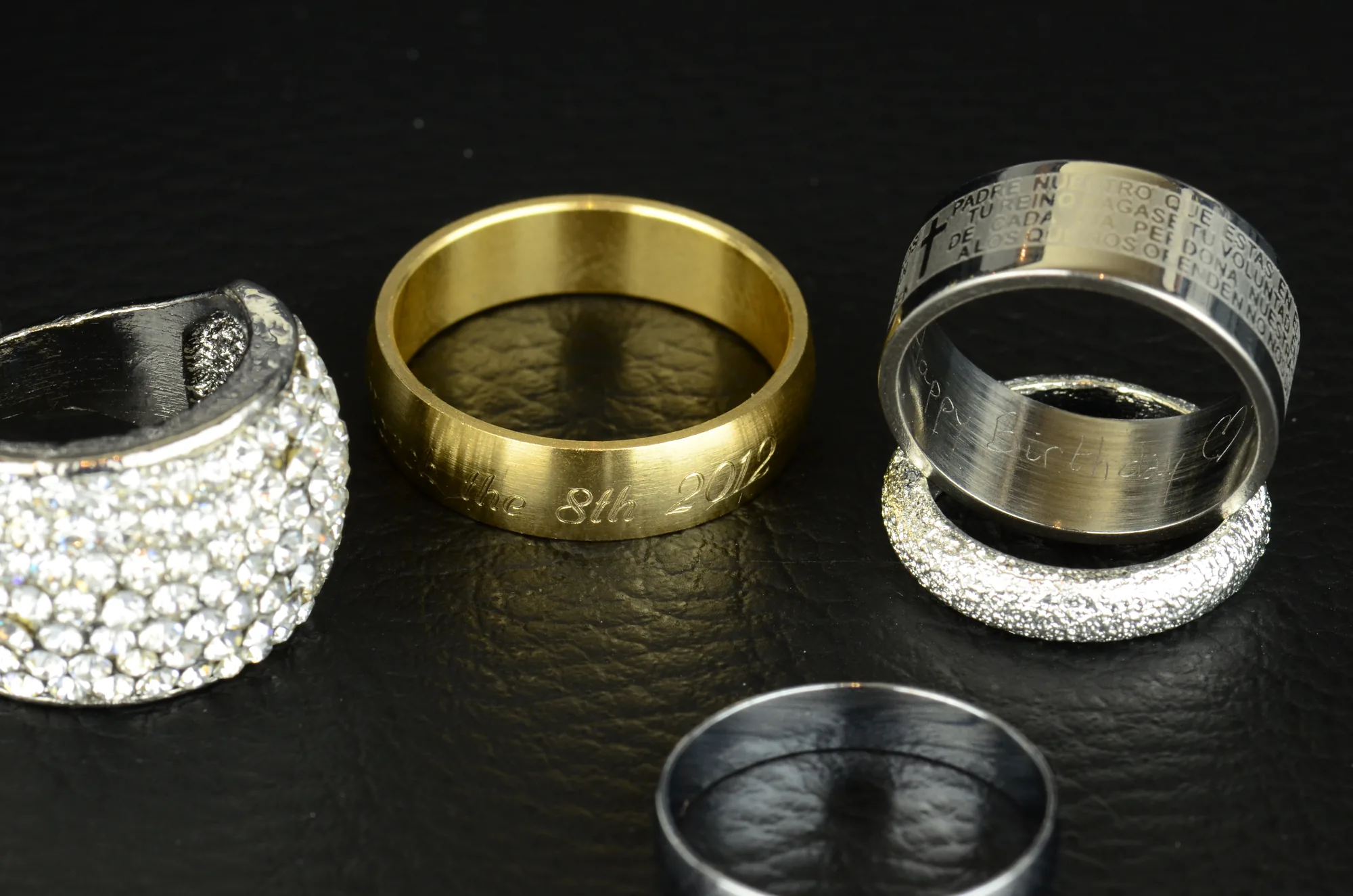 Mordazas y posiciones de sujeción de la M10 Jewel para anillos