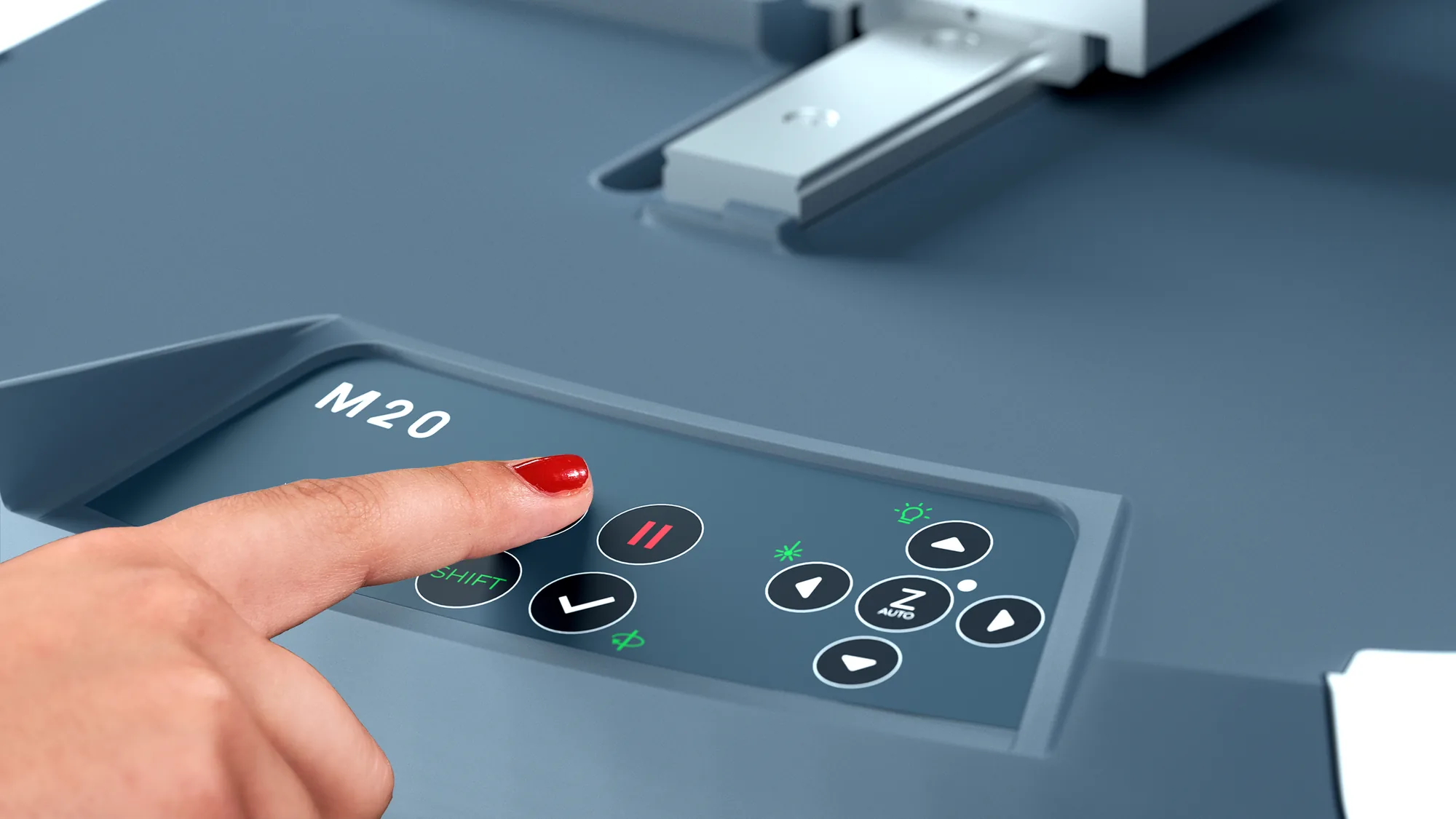 Panel de control simple de la M20