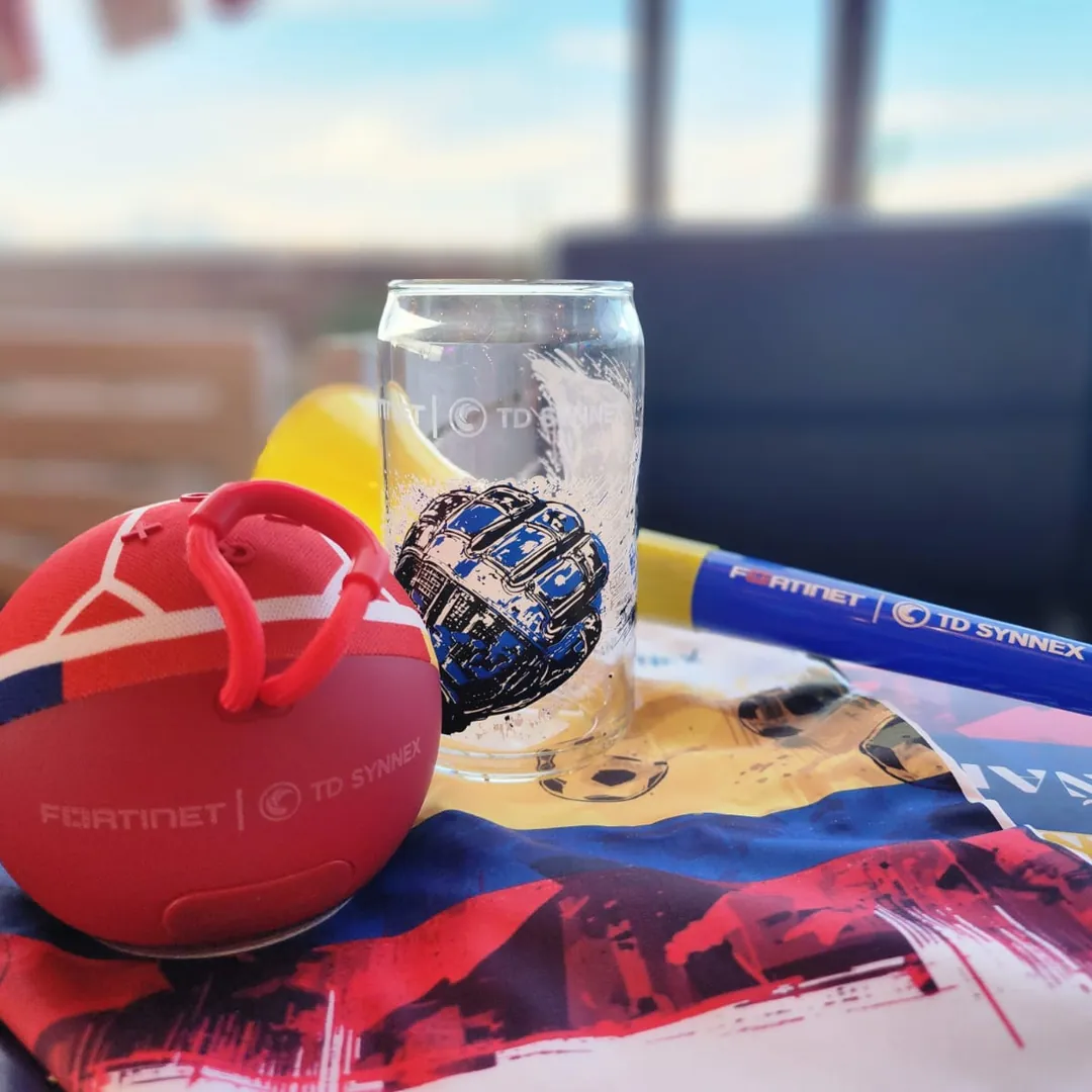 Vaso de cerveza con marca de evento